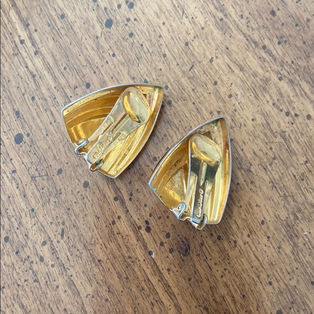 Vintage Christian Dior Earrings - Picture 2 of 4